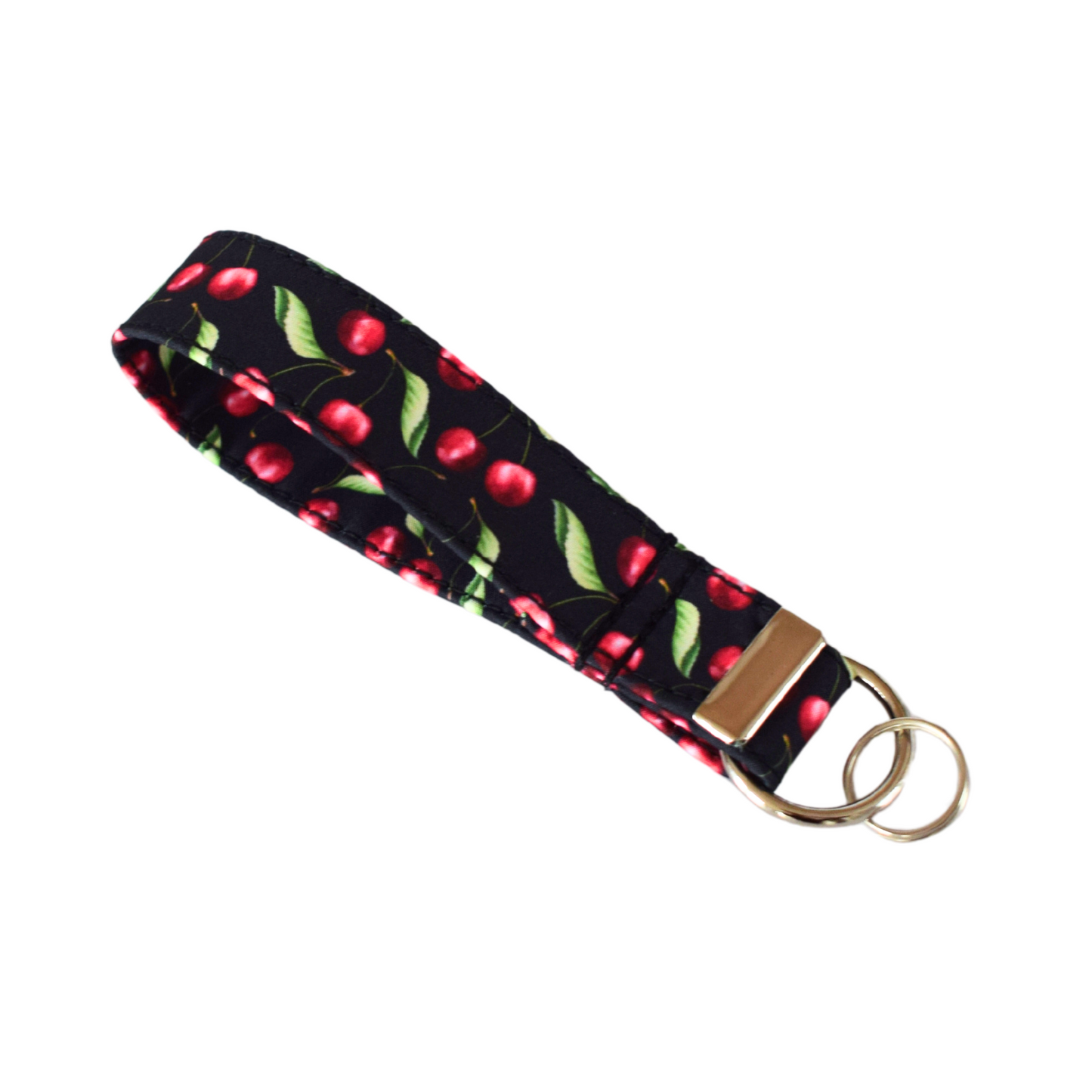 Set - Klíčenka Roses + Saténová Scrunchie Wine